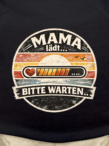 Mom loads... Please Wait Retro