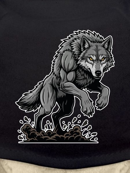 Werwolf Mighty Racing Maskottchen Wolf