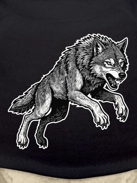Wild Wolf Race Maskottchen Alpha Wolf