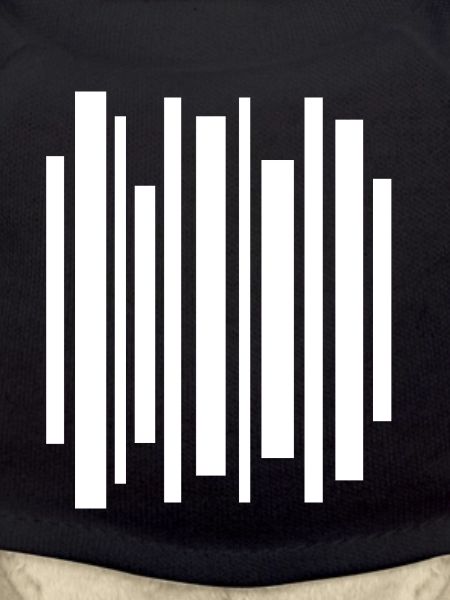 Minimal Stripes Barcode Mosaic