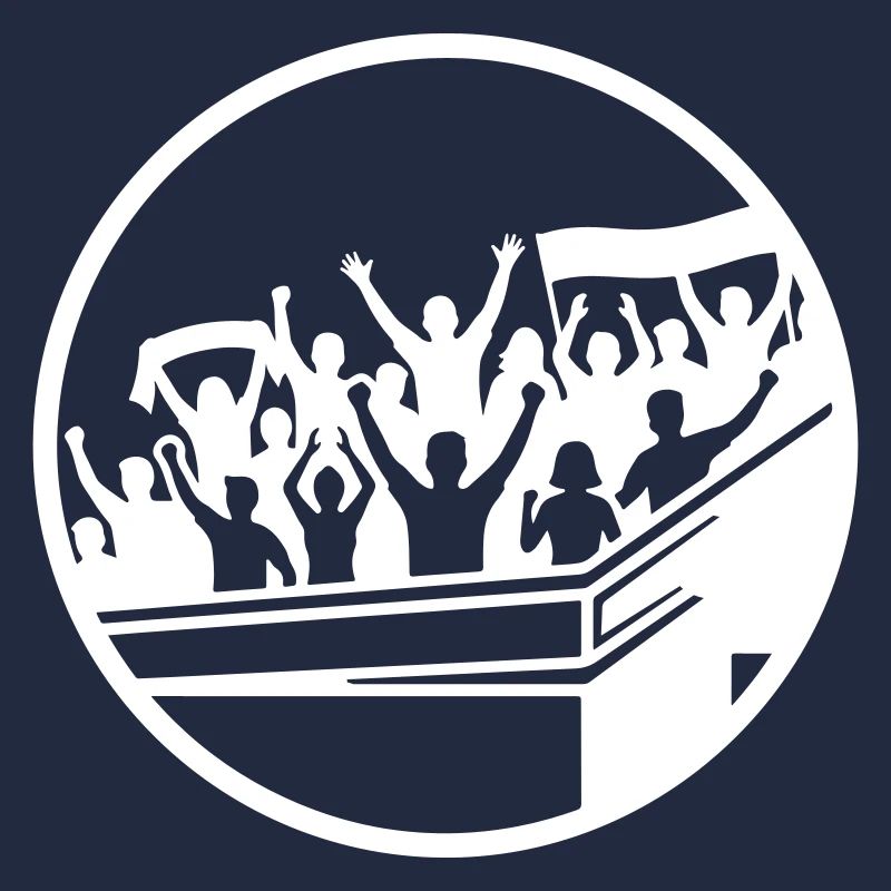 Fans Stadion Silhouette
