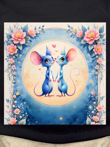 Blue mice in love