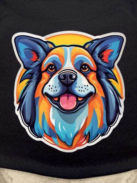 Rainbow Dog Smile