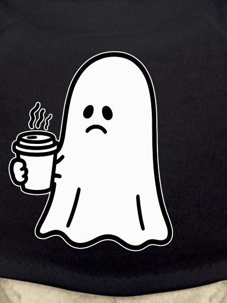 Geist Kaffee Halloween Süßes oder Saures