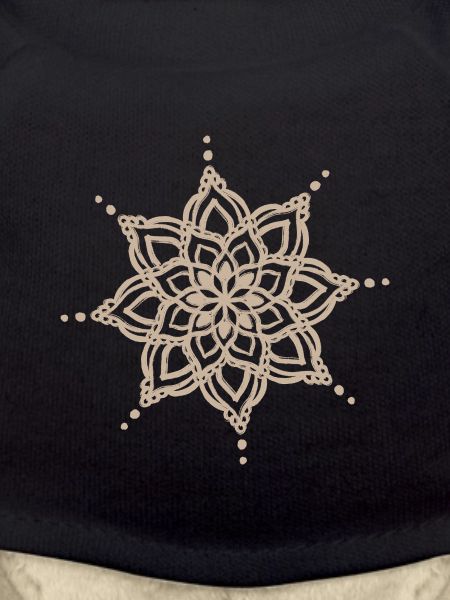 Beige Mandala Star Design