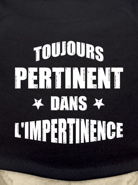 ALWAYS RELEVANT IN IMPERTINENCE!
