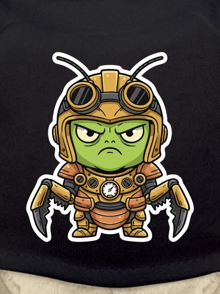 Locust Engineer Steampunk Rüstungsmessing