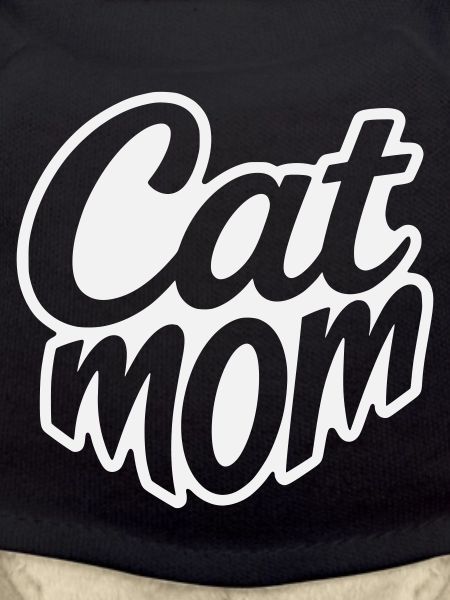 Maman chat, Lettrage maman chat,