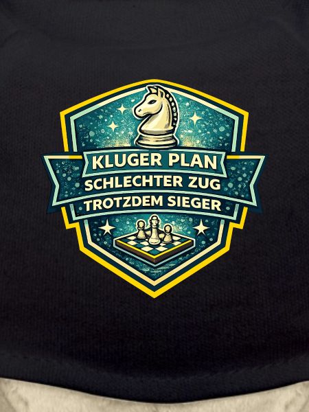 Schachheld Badge: Kluger Plan Sieger