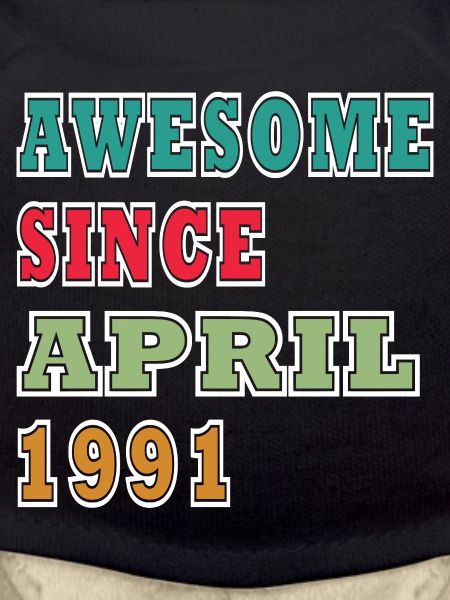 Retro April 1991 Anniversary