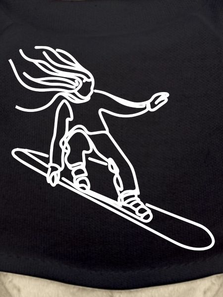 Filles snowboardeuses