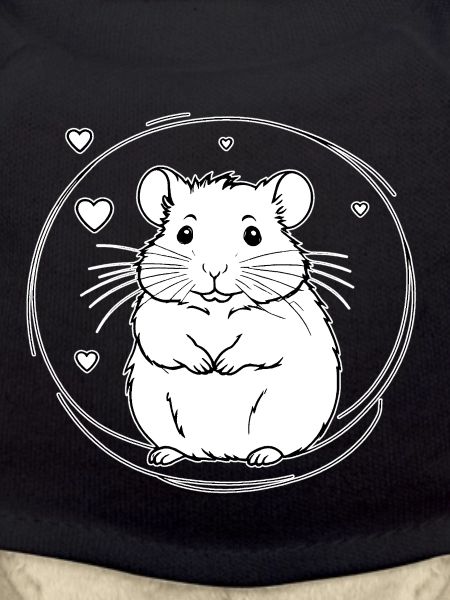 Herz-Hamster im Kreis