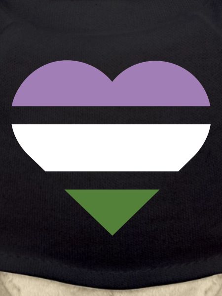 Pride Flag Heart · Genderqueer
