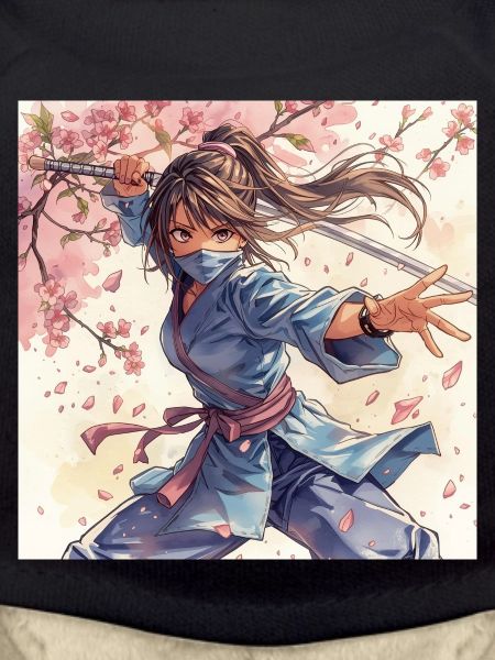 Blütenklinge Ninja im Kimono