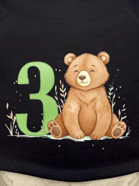 Little Bear with Number Three