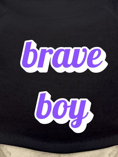Lettrage Brave Boy