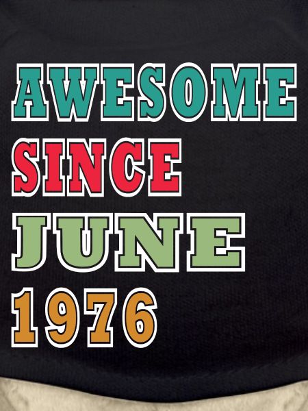 Awesome since June 1976 Retro