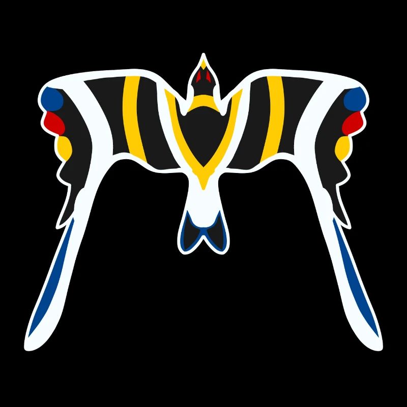 Manta Néon Noir Jaune
