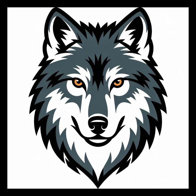 Wolf Graphic Emblem