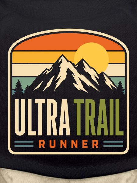Ultra Trail Runner Mountain Sunset