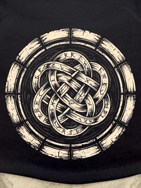 Norse Runes Schild-Patch | Wikingerwappen