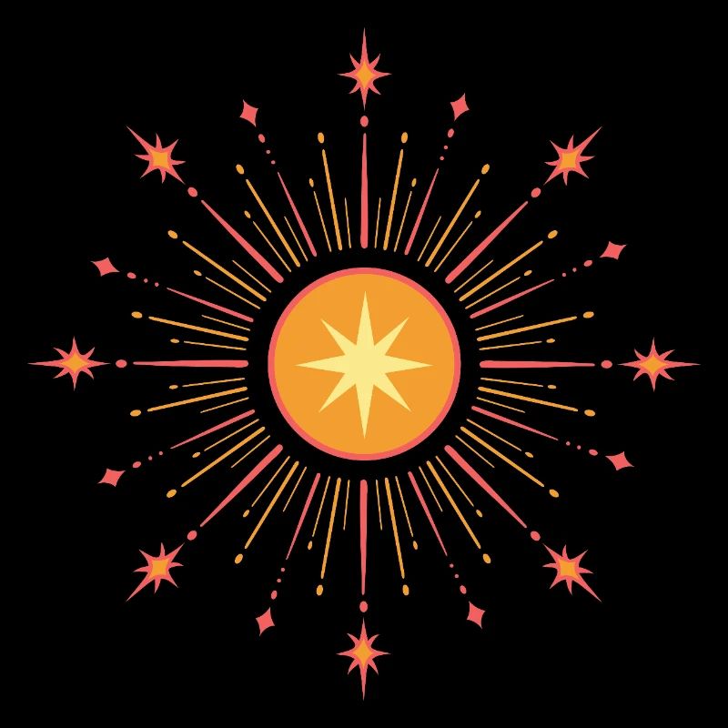 Étoile du solstice d’été – Symbole du soleil de Litha
