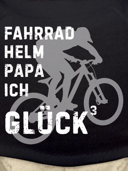 Radfahrer Silhouette Spruch