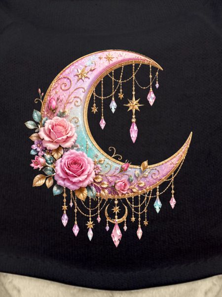Moonbow roses with crystal pendant