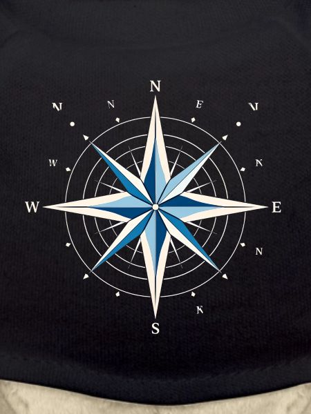 North Star Compass Blue