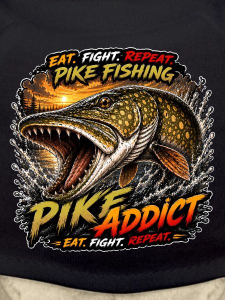 Pike Fishing Addict T-Shirt