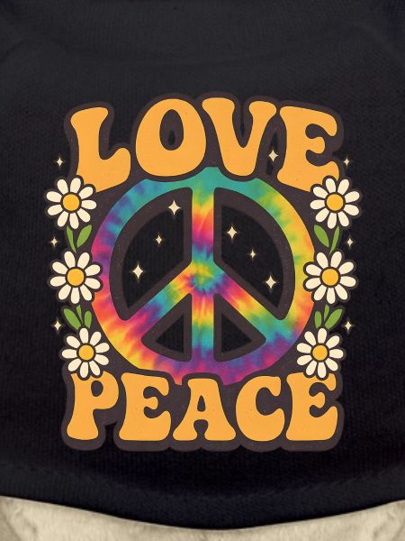 Love Peace 70s Retro