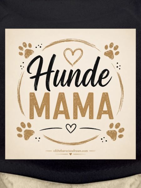 Hunde Mama Herzkreis Design