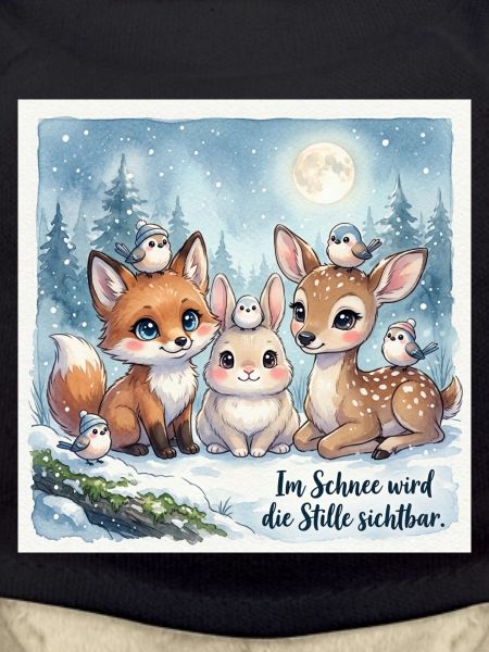 Schneezeit Fuchs Hase Reh