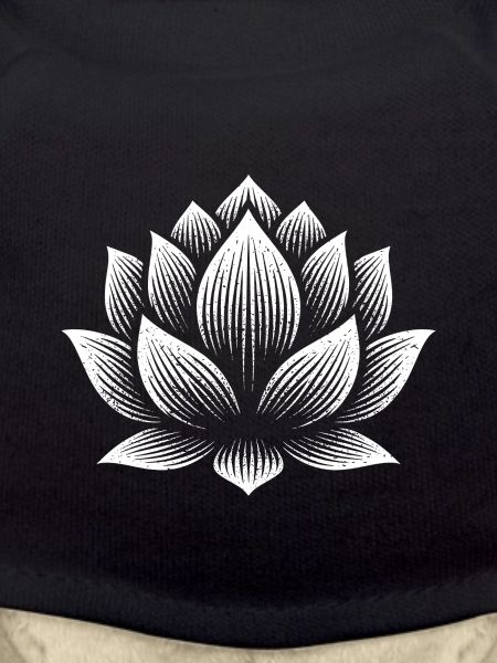 Imprimé Silhouette Lotus