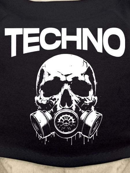 Techno Skull Gasmaske Graffiti