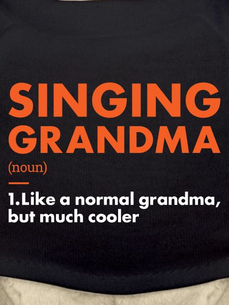 Singer Grandma Definition Singing