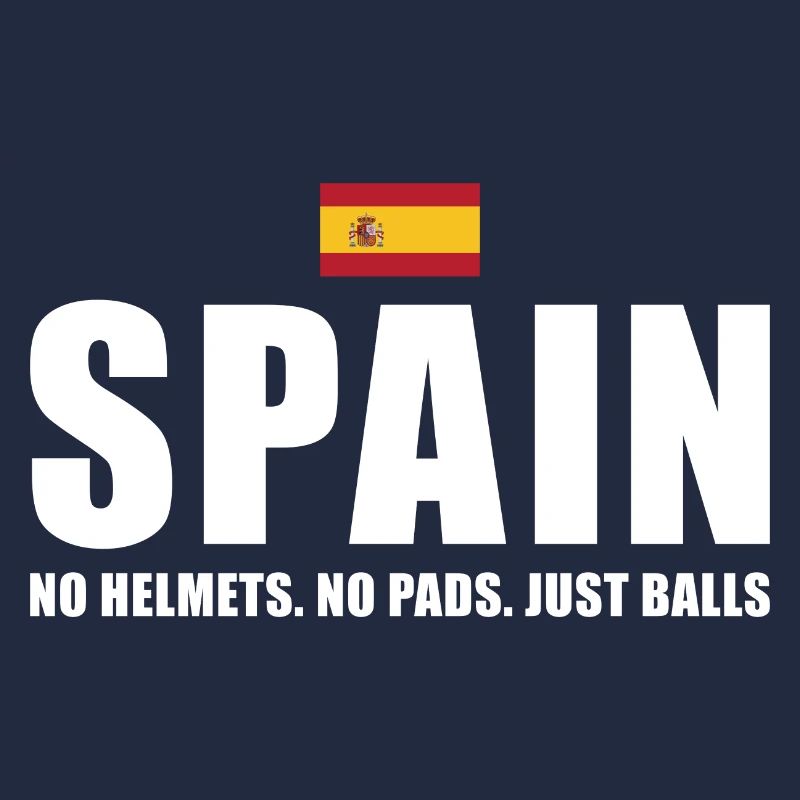 Espagne Pas de casques Pas de coussinets juste des ballons Espagne Rugby