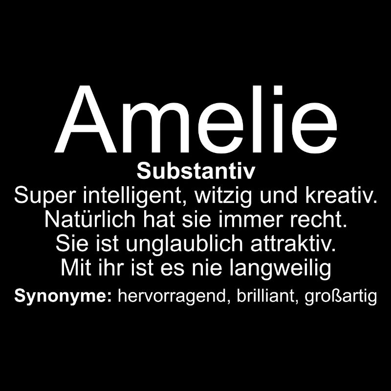 Name Definition Amelie