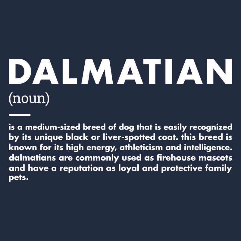 Définition du dalmatien