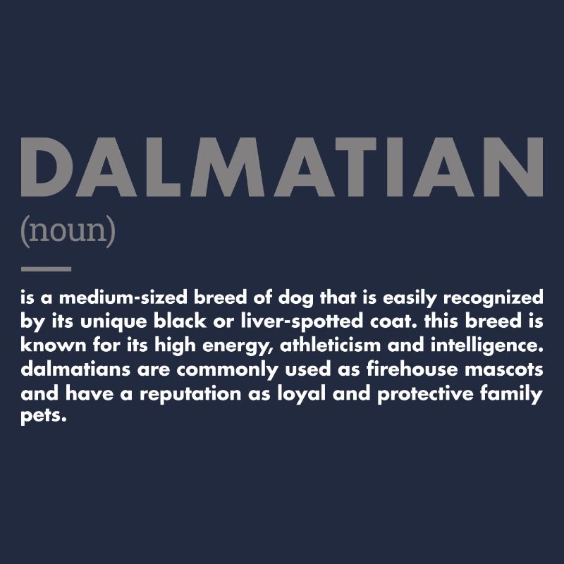 Définition du dalmatien