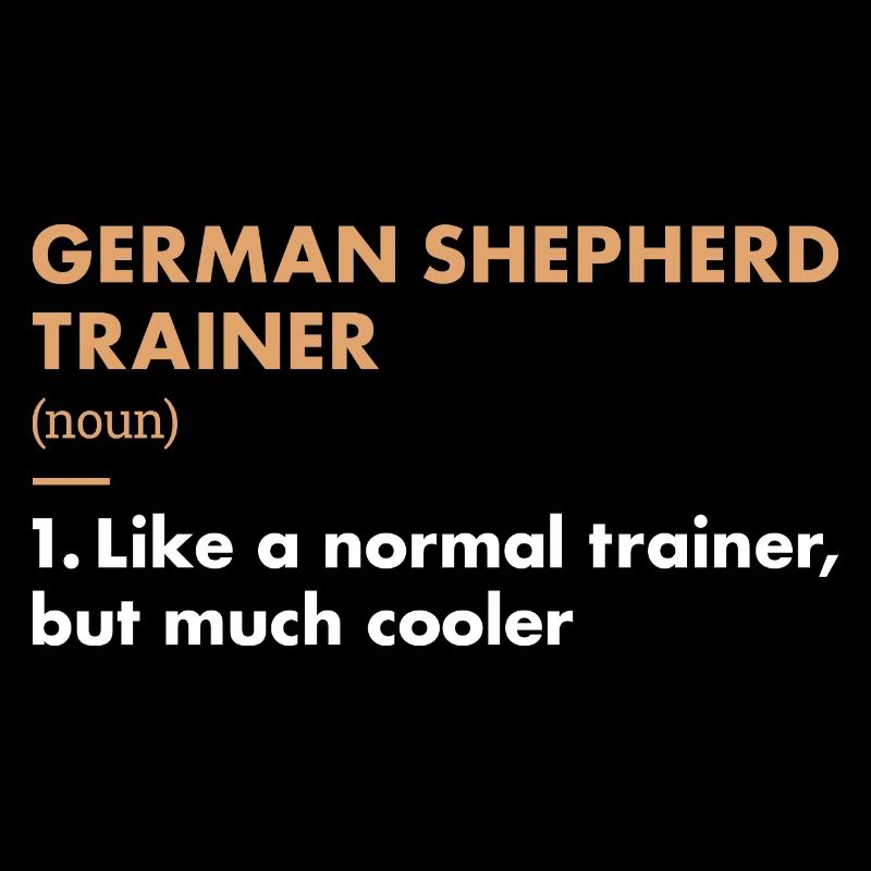 German Shepherd Trainer Definiton