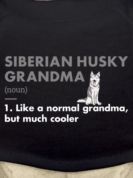 Siberian Husky Grandma Definition