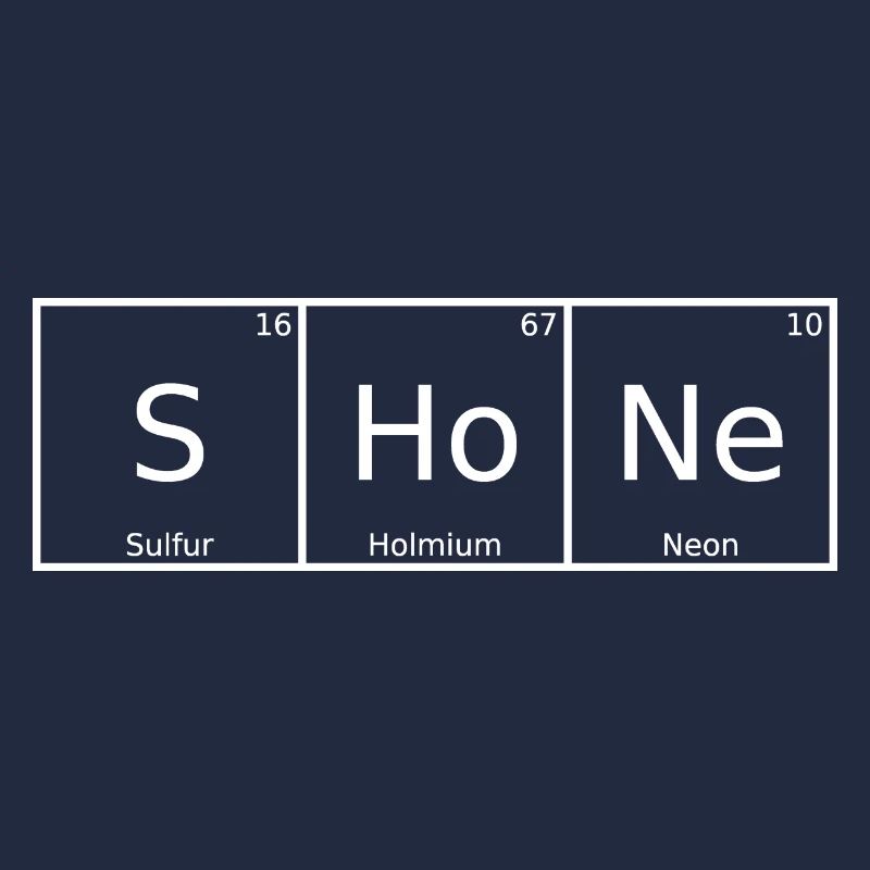 Shone Name Vorname Chemie Periodensystem Elemente
