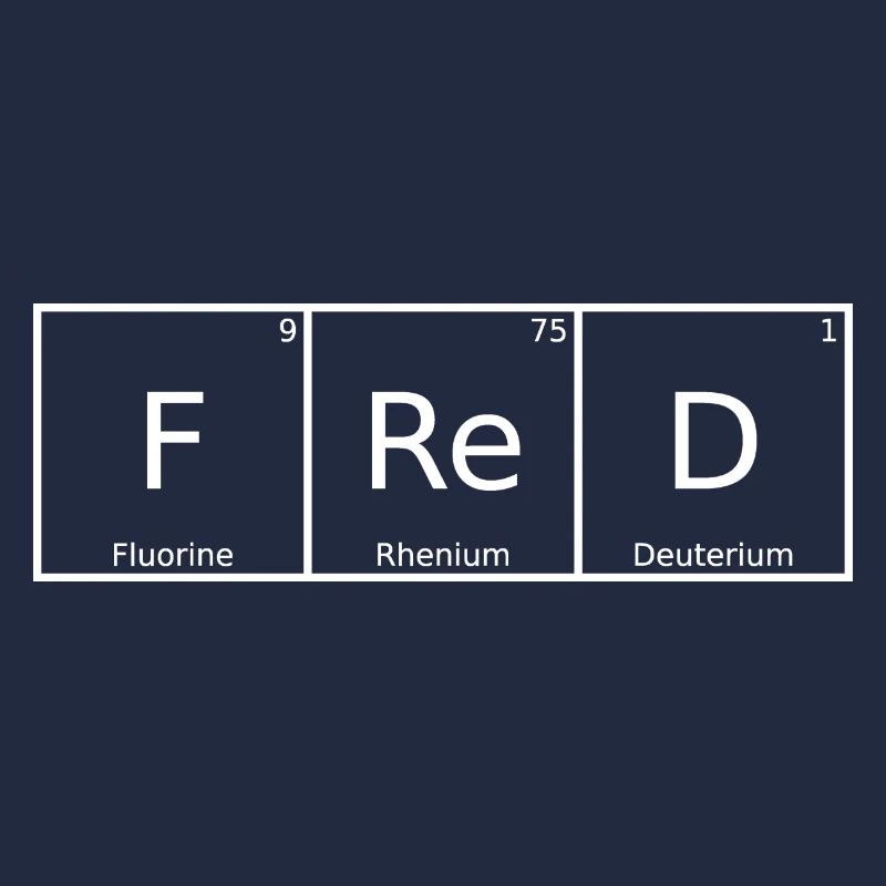 Fred Surname First Name Chemistry Periodic Table Elements