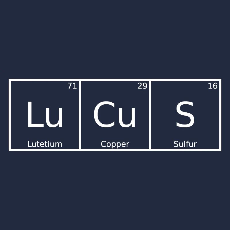 Lucus Surname First Name Chemistry Periodic Table Elements