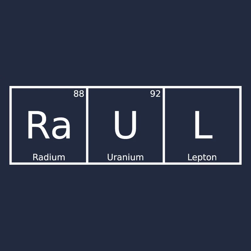 Raul Surname First Name Chemistry Periodic Table Elements