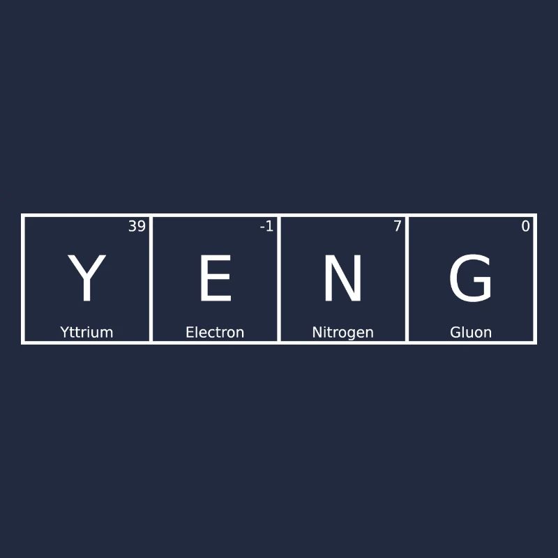 Yeng Nom Prénom Chimie Tableau périodique Éléments