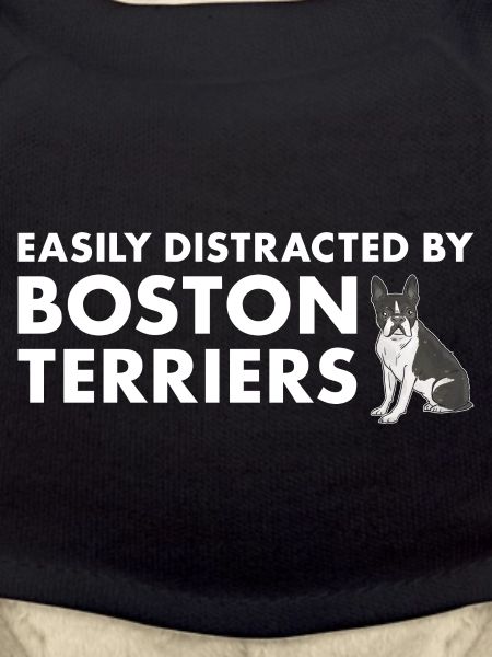 Easily Distracted By Boston Terrier