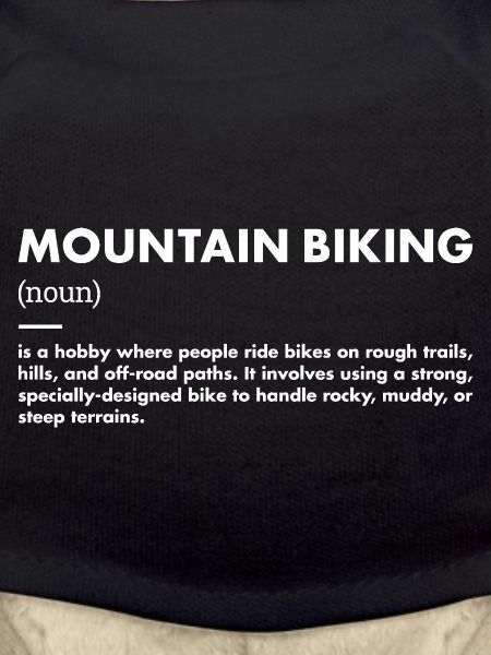 Biker Definition Mountain Biking