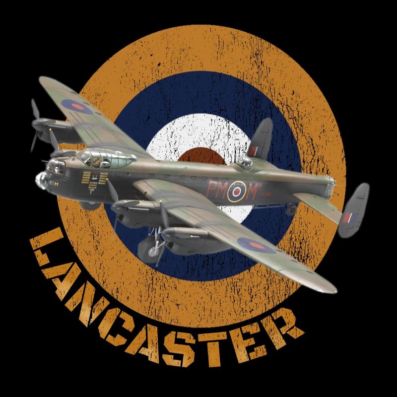 WW2 British Warplanes Lancaster Heavy Bomber